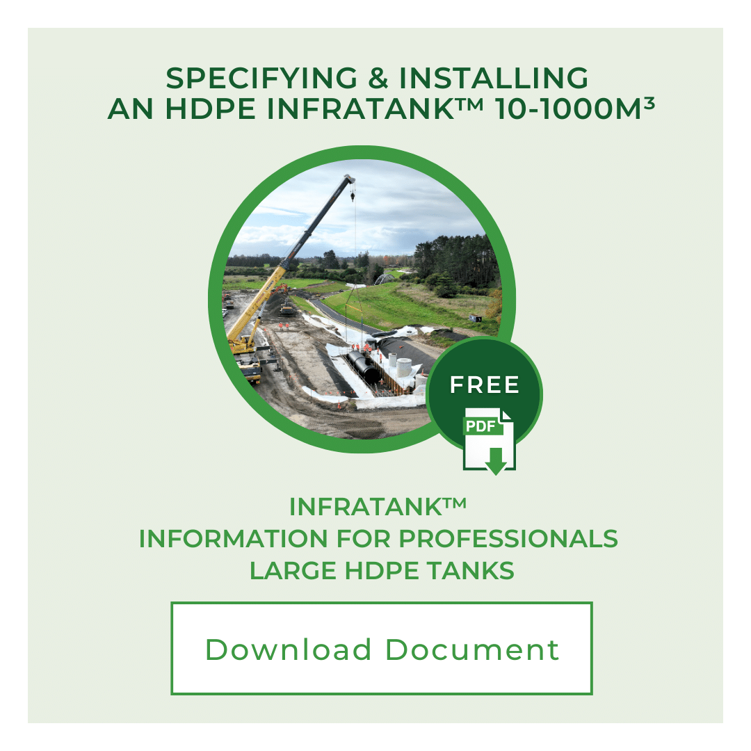 Infrapipe Infratank Download Information for Professionals large HDPE Tanks