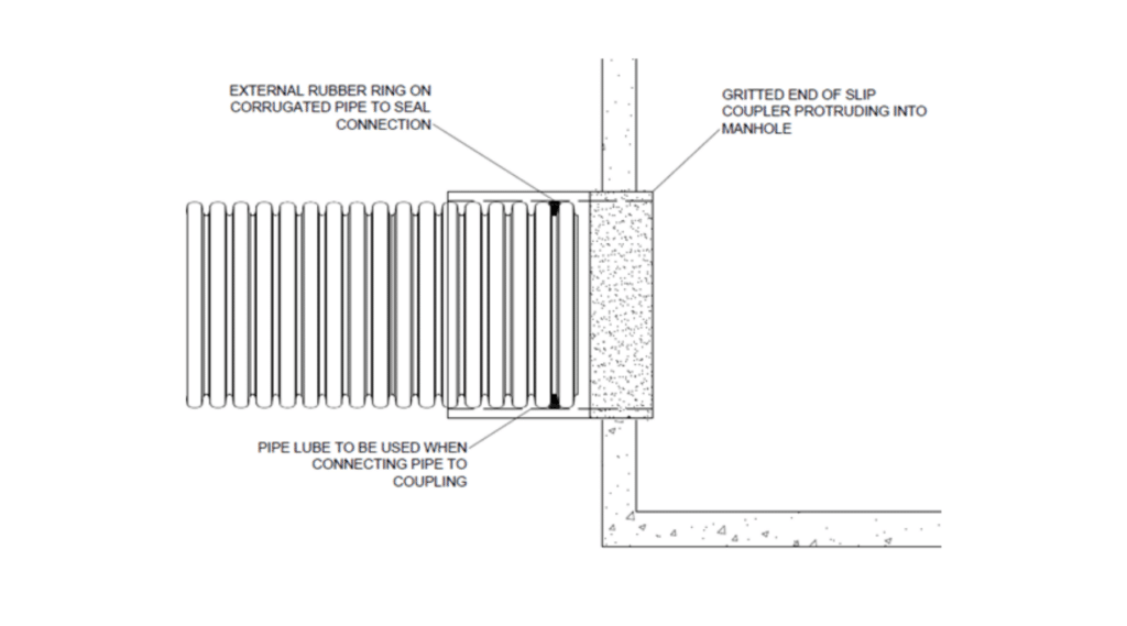 INFRAPIPE can join to existing concrete