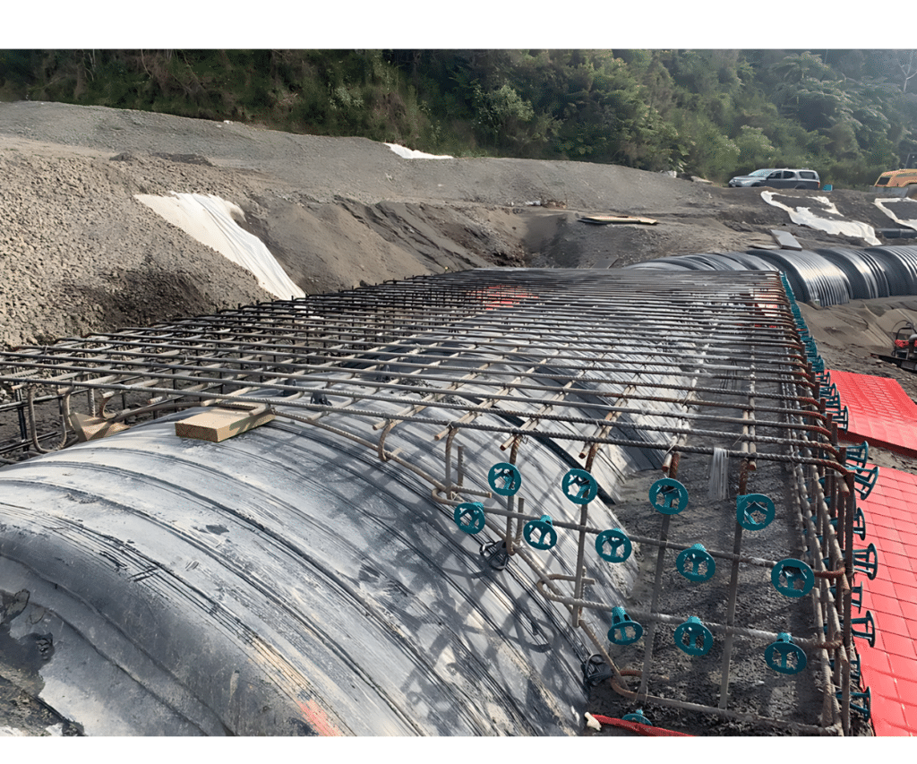 A dam outfall in the Bay of Plenty