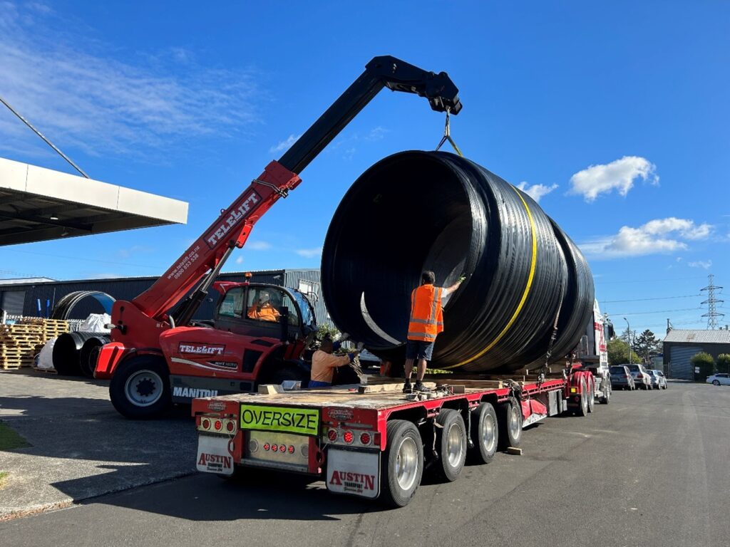 Infrapipe - How are large pipes transported Infrapipe - How are large pipes transported